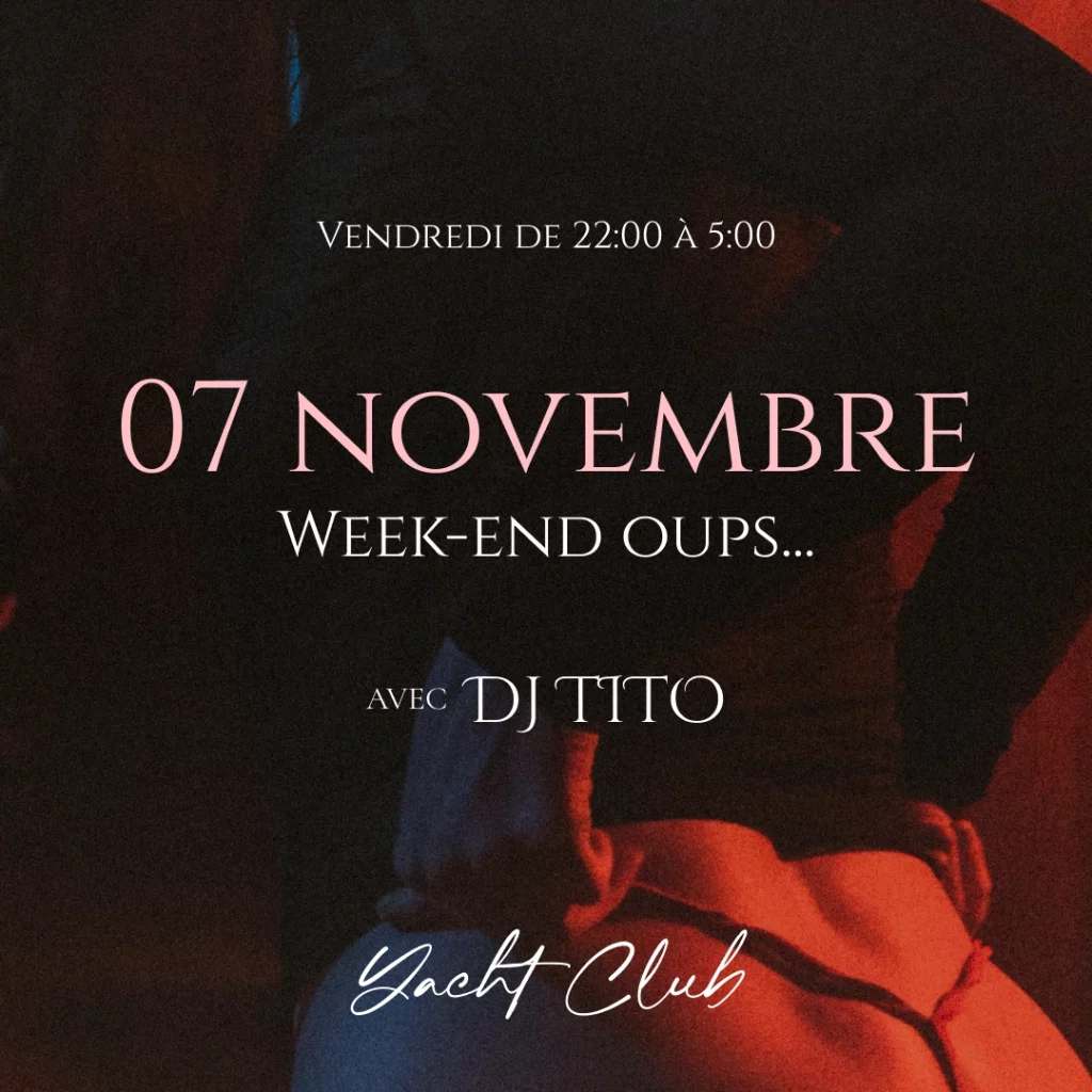 Soirée libertine du 07.11.2025